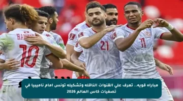 مباراة قوية.. تعرف على القنوات الناقلة وتشكيلة تونس أمام ناميبيا في تصفيات كأس العالم 2026